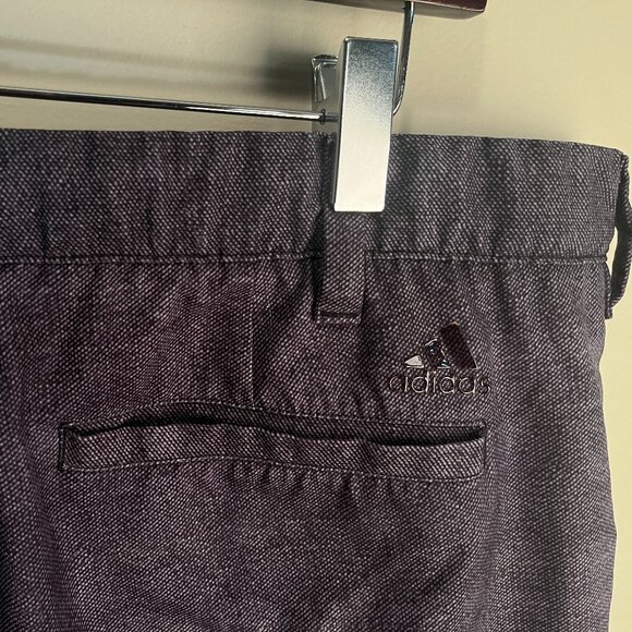 Adidas Golf Men's gray camo marled style flat front Shorts 38 10" inseam - Picture 1 of 5